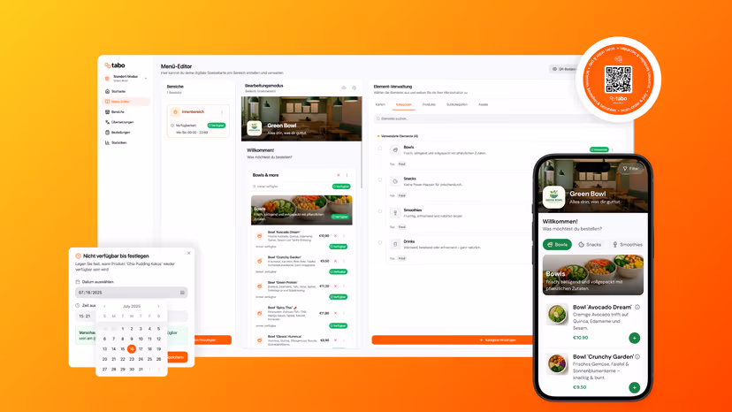 Tabo - Digitale Bestell- und Bezahllösung
